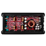 SXE Class D 4-Channel Full-Range Car Amplifier 4 x 275 RMS @4 Ohm 4000 Watts - side view | Silarius
