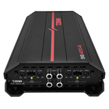 SXE Class D 4-Channel Full-Range Car Amplifier 4 x 275 RMS @4 Ohm 4000 Watts - rear view | Silarius