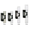 SDC 45-4RVK Selectable Multi-Frame-Application Electric Strike with Keeper Open/Closed Status, Satin Aluminum, 12/24V