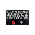 SDC APB1000A Emergency Access Panel Includes Mushroom Button with Key Reset and Siren