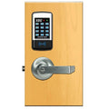 SDC E75KLQE1Q E75KQE1Q E75 Series Standalone Electronic Cylindrical Lockset, Keypad Only, Eclipse Rose Trim, Dull Chrome