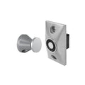 SDC EH421224A EH Series Electromagnetic Door Holder, Floor Mount Double, 12/24V AC/DC, Chrome Powder Coat