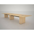 Middle Atlantic T5SHC1RSV04ZP001 T5 Series Conference Table, Sota Style 16' with Self Edge, Sandy Maple Veneer