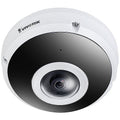 VIVOTEK FE9391-EHV-V2 S-Series 12MP Outdoor WDR Fisheye IP Camera, 1.22mm Fixed Lens, Black and White