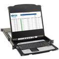 Eaton Tripp Lite B030-DP16-17D 16-Port DisplayPort KVM Switch with 17" Display