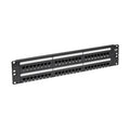 Tripp Lite N252-048 48-Port CAT6 Patch Panel, UTP, 110 Punch Down, RJ45, 2U