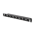 Tripp Lite N484-01U-MINI Enclosure Mini Panel for 4 Copper/Fiber Cassettes, 1U RS