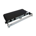 Tripp Lite N48S-2M24L12-10 OS2 Singlemode Preloaded Fiber Panel, 24F MTP/MPO-APC to 12x LC Duplex F/M, 24F Trunk Cables, 10m (32.8')