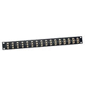 Eaton Tripp Lite N490-016-SCSC 16-Port SC/SC Duplex Fiber Patch Panel, 1U Rack-Mount, Multimode/Singlemode