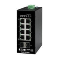 Eaton Tripp Lite NGI-U08C2 8-Port Unmanaged Industrial Gigabit PoE Switch with 2 SFP Slots