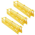 Tripp Lite SRCABLEVRT3FC High-Capacity Vertical Cable Manager, Double Finger Duct, 6' (1.8m), Yellow