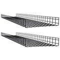 Eaton Tripp Lite SRWB18410X2STR Wire Mesh Cable Tray, 450x100x1500mm (18x4x5'), 2-Pack