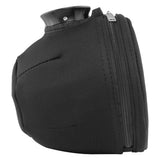 6.5' Tower Cover NXL-PS and CF-PS Towers -Black - side view | Silarius