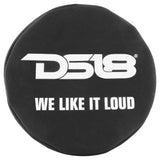 8' Tower Cover NXL-PS and CF-PS Towers -Black - side view | Silarius