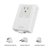 Gitryin Retractable Travel Adapter 5-in-1 Charger - detail view | Silarius