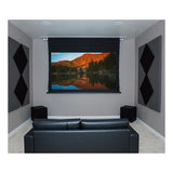 Dragonfly DFRM-TAB-110-UAW 110" Recessed Motorized Tab Tension Ultra AcoustiWeave Projection Screen, 16:9