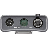 RTS BP6000 A4M 2-Channel Portable Universal Beltpack with Mode-Sensing System Configuration, 4-Pin Male XLR Headset Connector