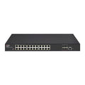 Vigitron VI30132 24-Port 1G, IEEE 802.3bt PoE, 10GbE Uplink, L2+/L3 Managed PoE Switch, Black