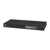 Vigitron VI30310U 10-Port 1G L2+/L3 Managed PoE Switch, IEEE 802.3bt, 90W