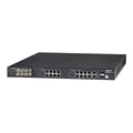 Vigitron VI32026 Network Switch, 8-Port Extended Coax/16-Port Standard 10/100 Hybrid