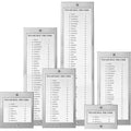 Viking D22 Weather Resistant 22-Name Directory, Stainless Steel