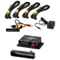Xantech DL85KE Universal Dinky Link Standard Range IR Receiver Kit with Connecting Block, Power Supply, and Emitters