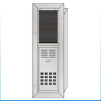 LEE DAN VS-016T VAN-GUARD 16-Button Vandal-Resistant Apartment Station