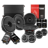 DS18 2008-2021 Honda CR-V Front and Back Doors Speakers Better Upgrade Package 1600 Watts - front view | Silarius