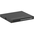 Netgear MSM4332-TAANES M4350 Series Fully Managed 32-Port AV Switch, 24x2.5G, 4x10G PoE++, 4x25G SFP28 Uplinks