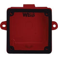 System Sensor WBB Weatherproof Back Box for SSM/SSV Bells, Red