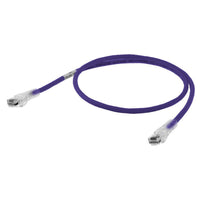 Hubbell HC6P12 CAT6 Patch Cable, 12' (3.66m), Purple