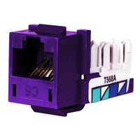 Hubbell HXJ6P CAT6 Universal Keystone Jack