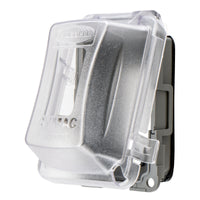 Hubbell RW58300 Wiring Device-Kellems While-In-Use Cover, GFCI, Vertical, 1-Gang, Clear