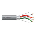 Genesis 22155509 18/4 Stranded Shielded Cable, Riser, CMR, FT4, 500' (152.4 m) Pull Box, Gray
