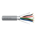Genesis 22161009 18/6 Stranded Shielded Cable, Riser, CMR, FT4, 1000' (304.8 m) Reel, Gray