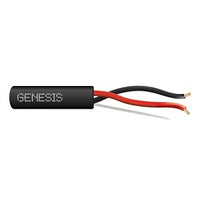 Genesis 31141108 18/2 Stranded Unshielded Cable, Plenum, CMP, FT6, 1000' (304.8 m) Pull Box, Black