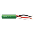 Genesis 31142105 18/2 Stranded Unshielded Cable, Plenum, CMP, FT6, 1000' (304.8 m) Reel-in-a-Box, Green