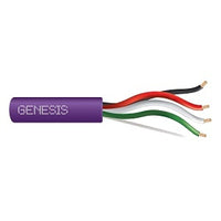 Genesis 31151110 18/4 Stranded Unshielded Cable, Plenum, CMP, FT6, 1000' (304.8 m) Pull Box, Purple