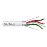 Genesis 32225012 16/4 Stranded Shielded Cable, Plenum, CMP, FT6, 500' (152.4 m) Reel, Natural