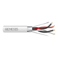 Genesis 32811112 22/2-Pair Stranded Shielded Cable, Plenum, CMP, FT6, 1000' (304.8 m) Pull Box, Natural