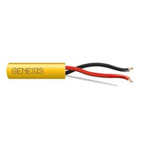 Genesis 52525502 14/2 Stranded Unshielded Speaker Cable, Riser, CMR, FT4, 500' (152.4 m) Pull Box, Yellow