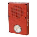 Edwards Signaling WG4RN-HVMHC Genesis WG4 Series 24VDC Horn Strobe, No Marking, High Candela, Clear Lens, Red