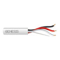 Genesis 31291012 16/3 Stranded Unshielded Cable, Plenum, CMP, FT6, 1000' (304.8 m) Reel, Natural