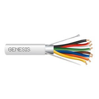 Genesis 32075512 22/8 Stranded Shielded Cable, Plenum, CMP, FT6, 500' (152.4 m) Pull Box, Natural