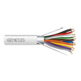 Genesis 32085012 22/10 Stranded Shielded Cable, Plenum, CMP, FT6, 500' (152.4 m) Reel, Natural