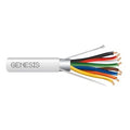 Genesis 32171012 18/8 Stranded Shielded Cable, Plenum, CMP, FT6, 1000' (304.8 m) Reel, Natural