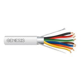 Genesis 32175012 18/8 Stranded Shielded Cable, Plenum, CMP, FT6, 500' (152.4 m) Reel, Natural