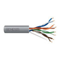 Genesis 50781109 24/4-Pair Cat 5e Unshielded (U/UTP) Networking Cable, Riser, CMR, 1000' (304.8 m) Pull Box, Gray