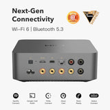 WiiM Amp Ultra Streaming Amplifier with Touchscreen and HDMI eARC, Space Gray (AMP003-SPACE GRAY)