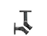 Sanus WMS3B WMS3 Satellite Speaker Wall Mounts with Tilt & Swivel (Black, pair)